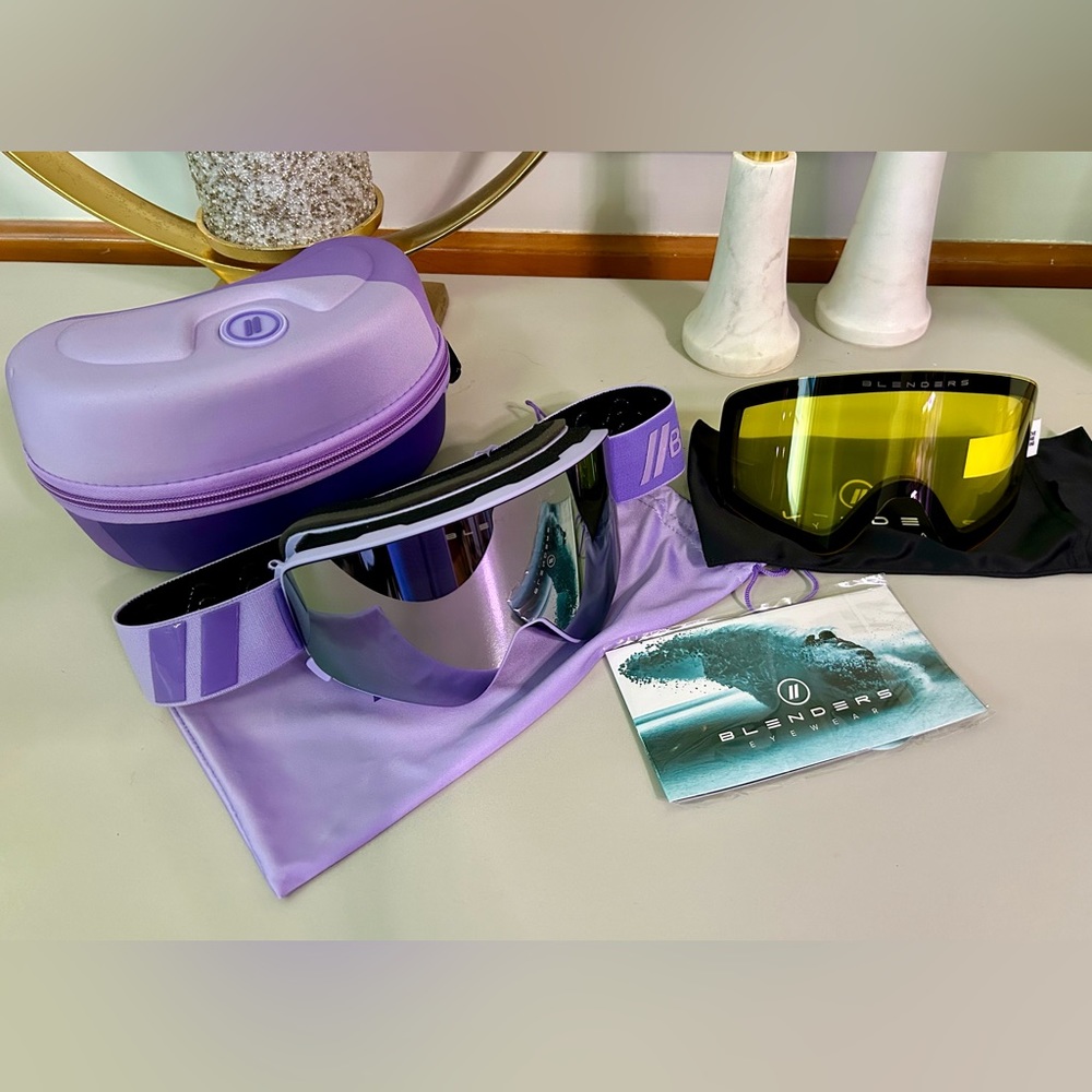 New Blenders Lavender Drift Aura Snow Ski Snowboard Goggles
